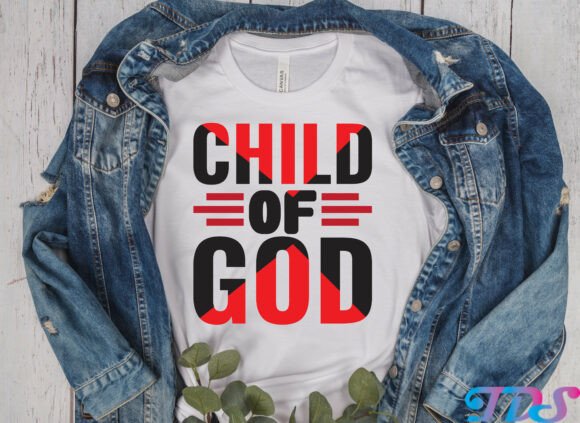 Child of God PNG, Bible SVG, Jesus PDF — Graphics for T-Shirt Designs
