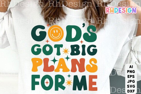 God’s Got Big Plans Christian Kid Graphics