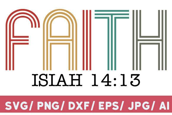Retro Faith SVG: Easter Christian Graphics for T-Shirt Designs