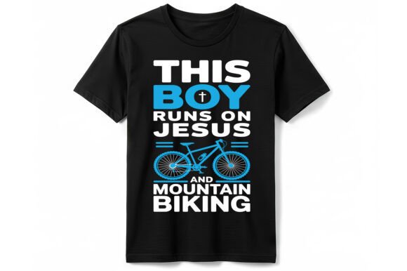 This Boy Runs on Jesus T-Shirt Graphics