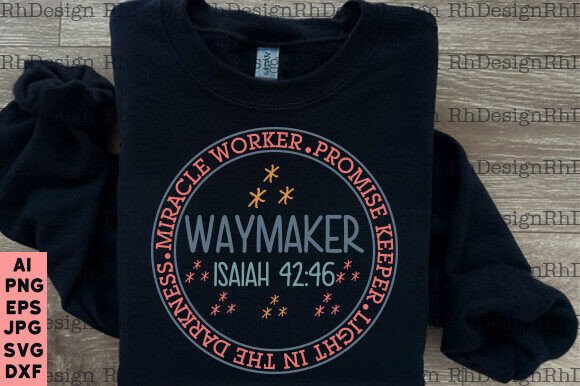 Waymaker Hoodie Graphics: Christian T-Shirt Designs